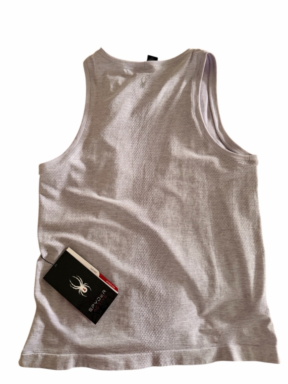 Spyder Active Ladies Tank Top - Light Lavender - Medium - Picture 3 of 3